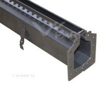 Щелевой лоток из нержавеющей стали KM Iron 